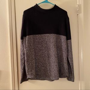 Old Navy Black Two Tone Sweater Large